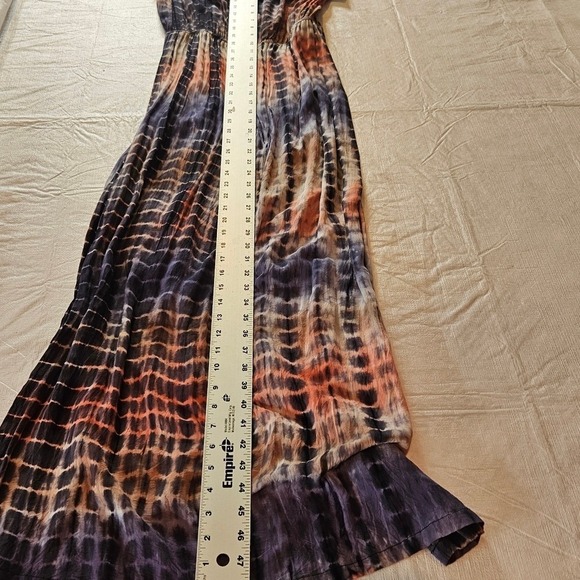 Body Central Off-Shoulder Tie-Dye Maxi‎ Dress Size Large - Picture 10 of 11
